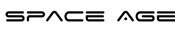 Space Age font preview